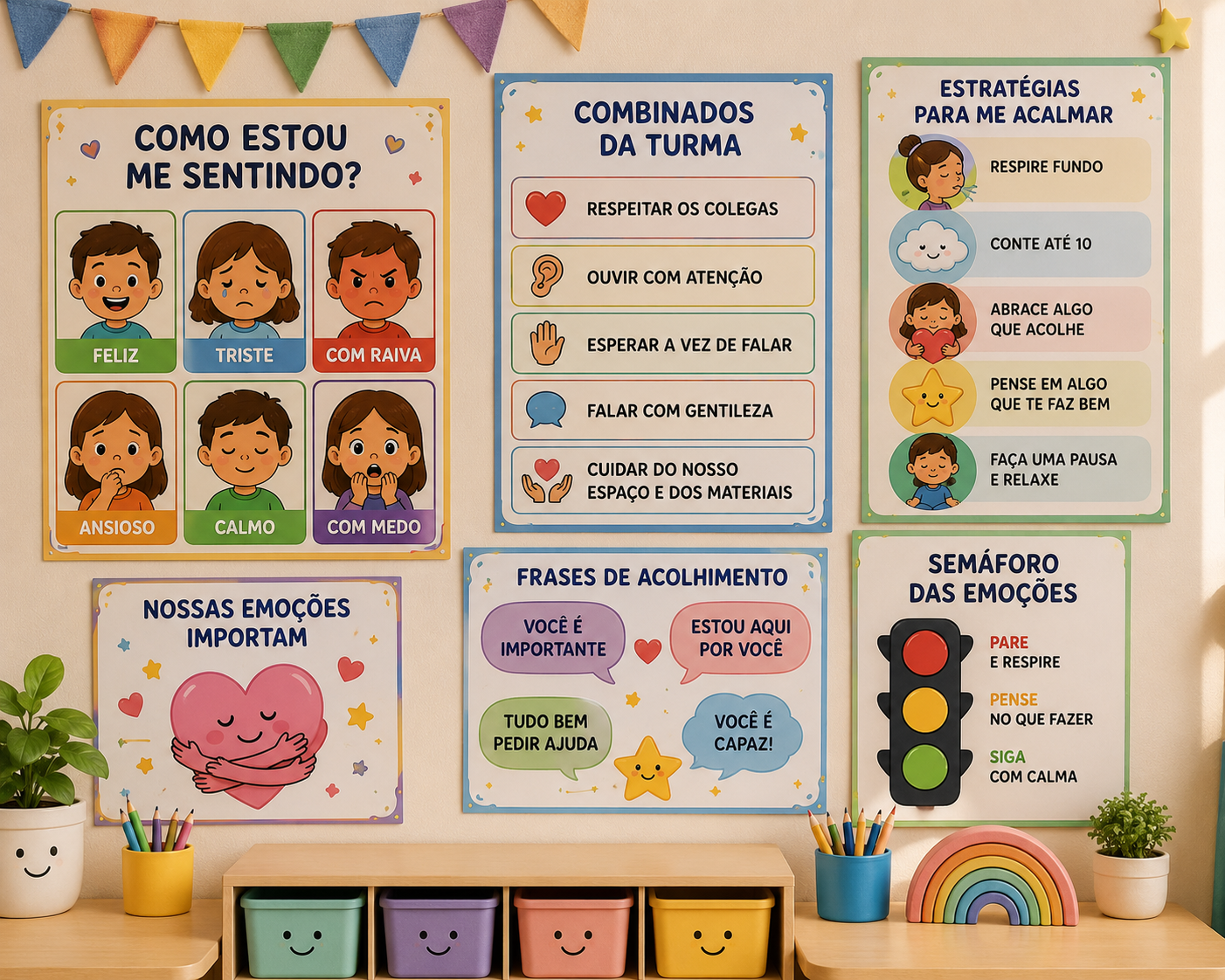 Emoções fictício para imprimir com cédulas e moedas para inteligência emocional na escola